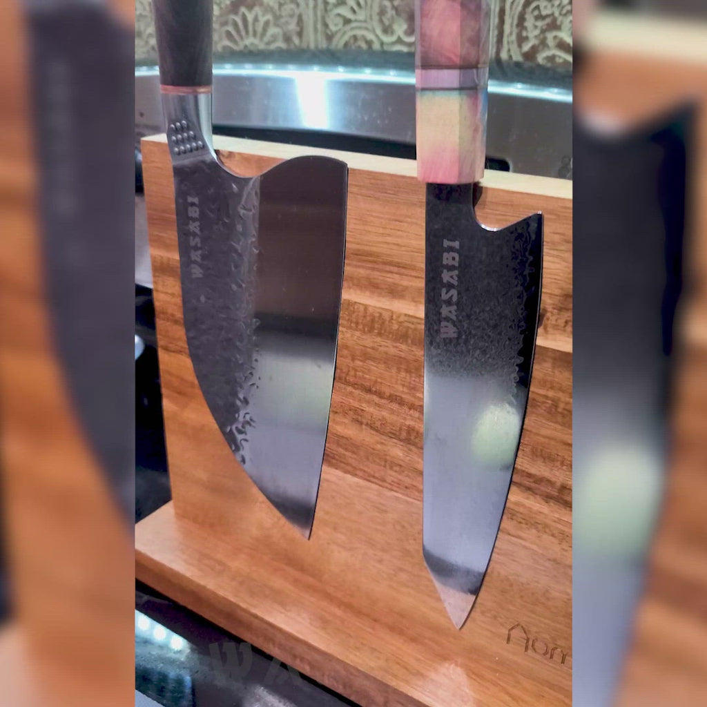  MasterChef Kitchen Knife Set with Block and Sharpener