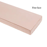 Leather strop and polishing paste