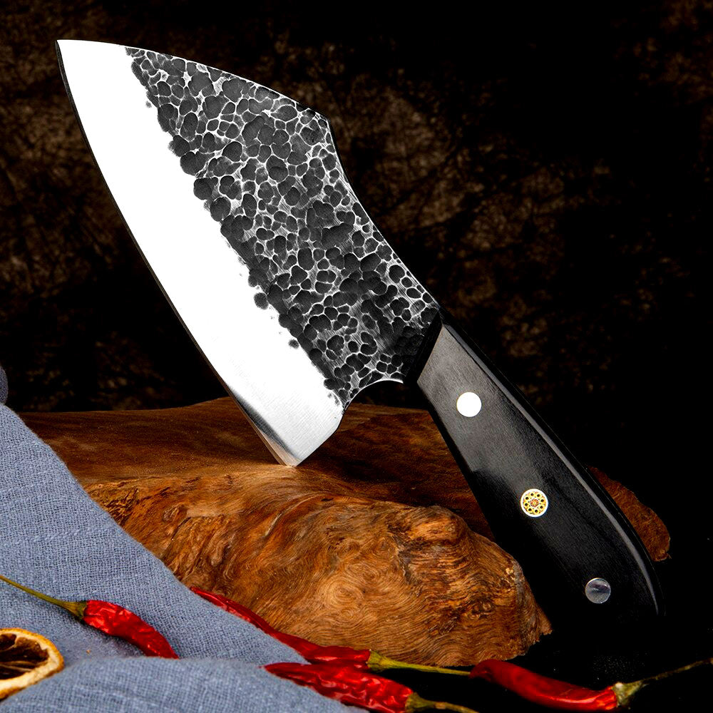 Almazan Kitchen Knife hotsell in Hand Forged Damascus Steel