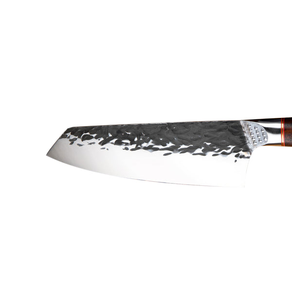Spectaular Handmade Kaiser Butcher Knife - Hand Forged XL Carbon Steel  Blade - Deer Antler, Redwood and Brass Handle - LA-3170/K — Pieces Of  Argentina