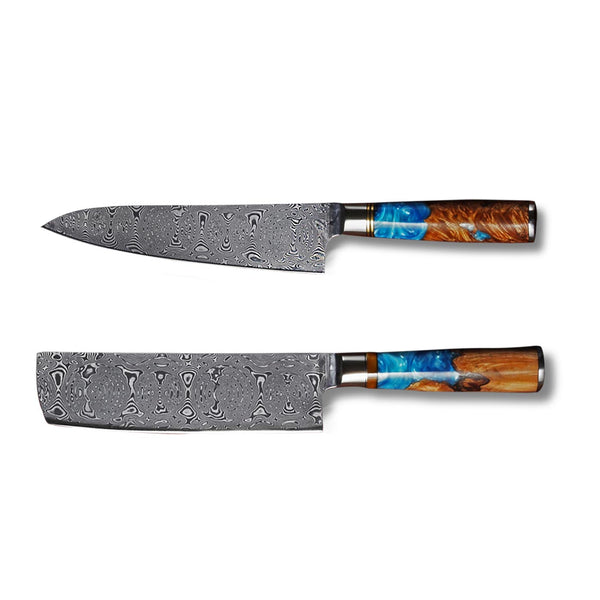 4 pc. Set Blue Edition – WASABI Knives
